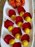 Mini kiwi Stuffed Mango Chocolate Modak