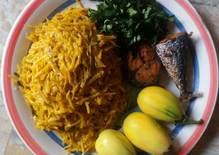 How to Make Tasty This is a welcome dish given to a visitor in igbo land precisely
