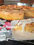 China-Banana Snickers Bread Pudding