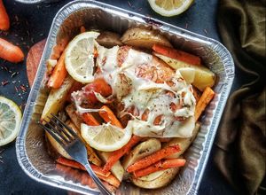 Foto resep Roasted Chicken with Safron