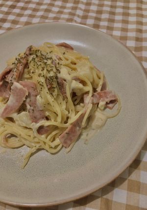 Foto resep Spaghetti Carbonara Creamy
