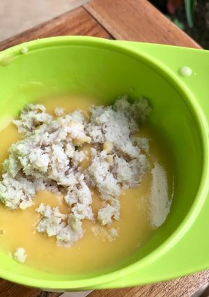 Foto resep Mpasi 6 bulan butternut squash soup + ikan gabus