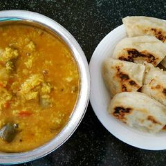 A picture of Moong Dal fusion curry.