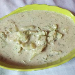 A picture of Cucumber Raita.