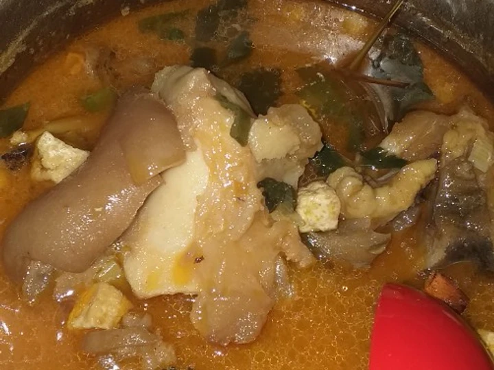 Langkah Mudah untuk Menyiapkan Resep Gulai kikil sapi empuuk Anti Ribet, Lezat