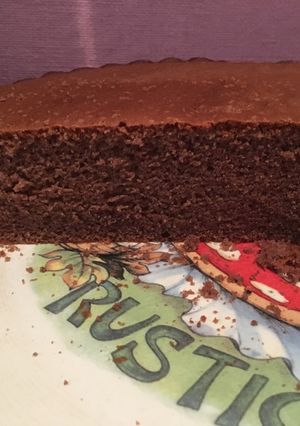 Una foto de Bizcocho de chocolate sin gluten