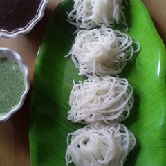 A picture of Idiyappam.