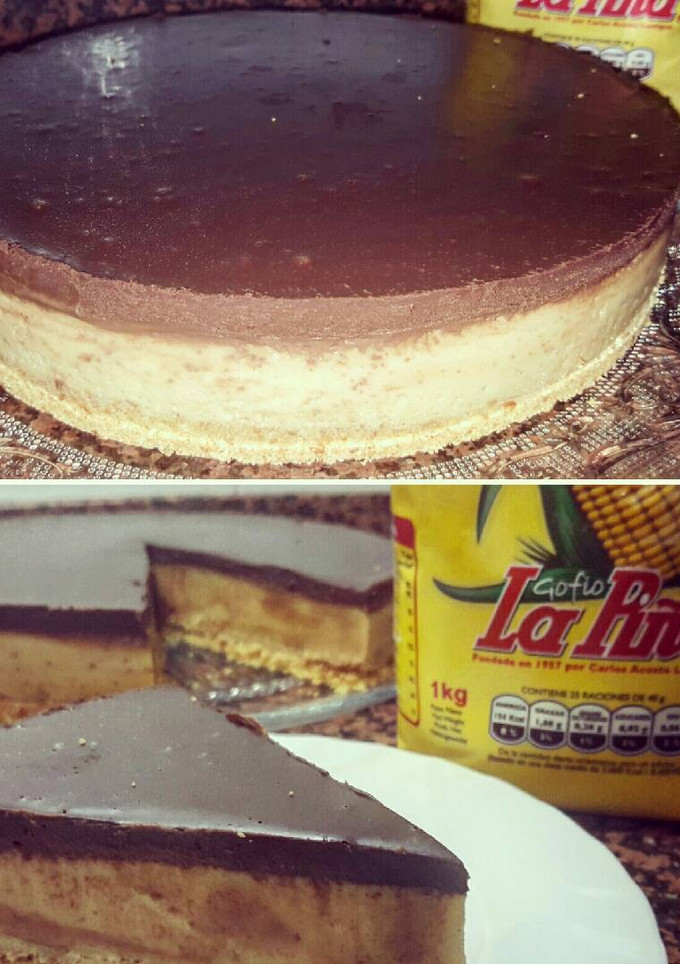 Una foto de Tarta de gofio