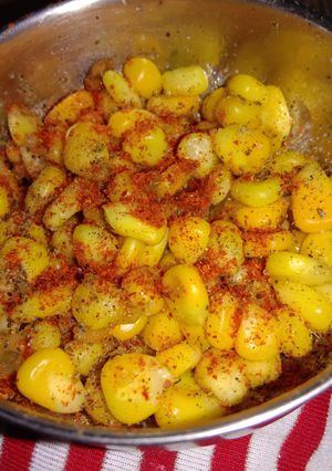 A picture of Masala Sweet corns.