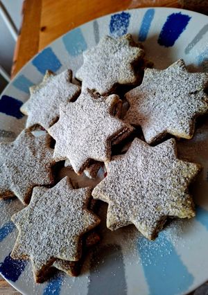 Mákos linzercsillag recept fotója