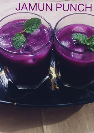 A picture of Jamun Punch.
