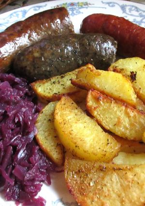 Sült hurka, kolbász recept fotója