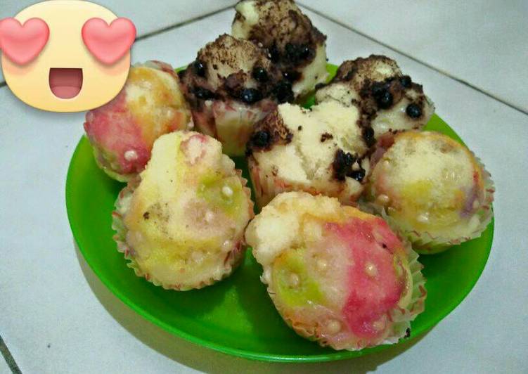 Bagaimana Menyiapkan Muffin kukus coklat putih yang Bikin Ngiler