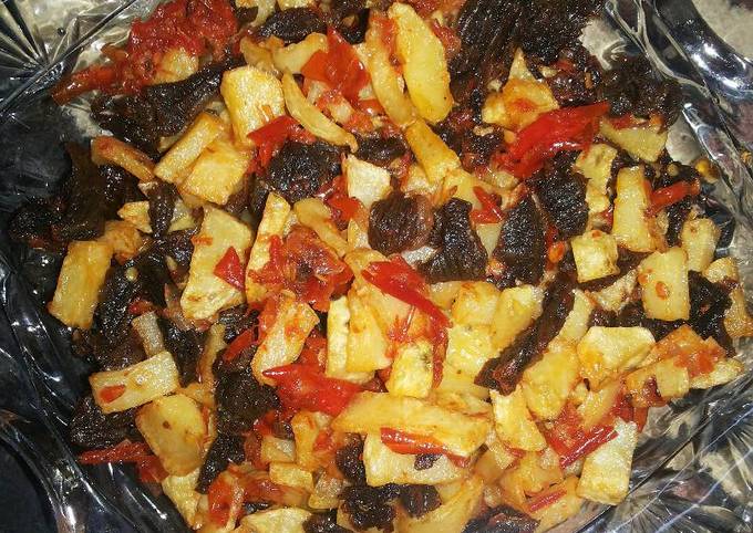 Dendeng Balado Sapi Kentang