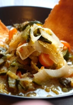 A picture of Tuscan Minestrone, My Way.