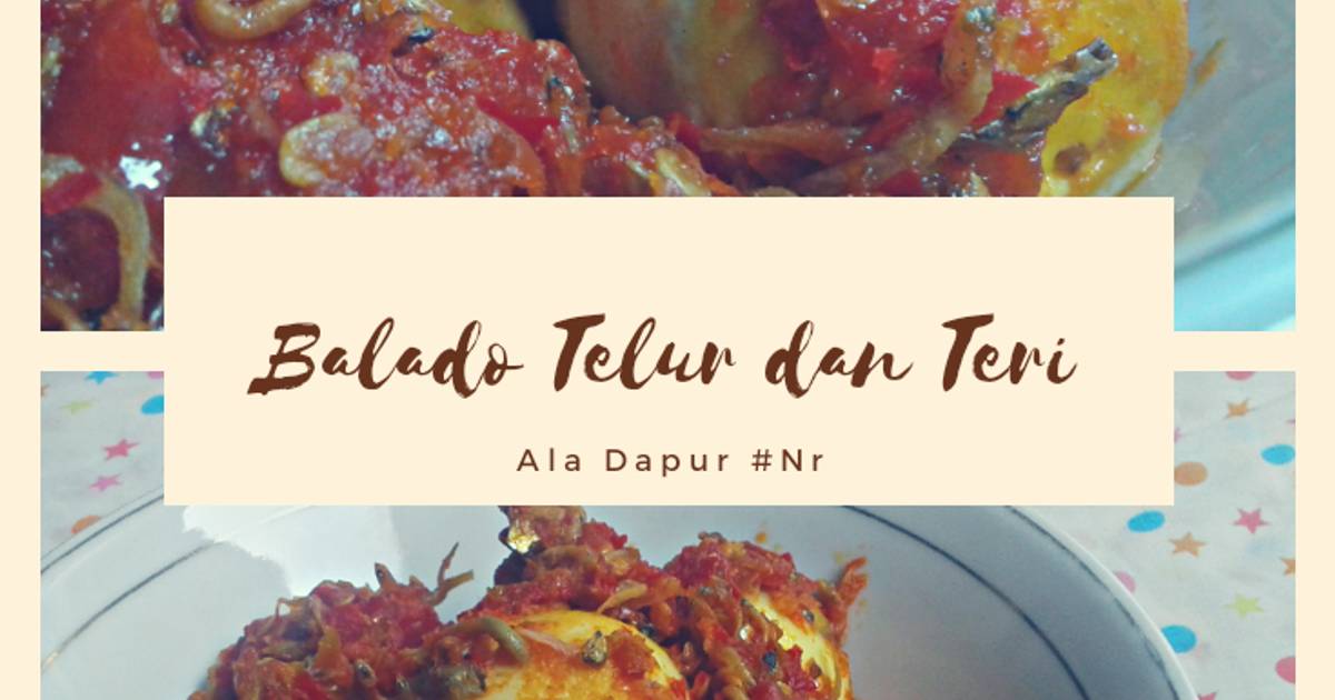 140 resep  telur  balado  ikan teri  enak dan sederhana Cookpad