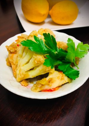 Una foto de Papas salteadas y coliflor al estilo indio Nepal Japonés ALOO GOBI o SABZI🇮🇳🇳🇵🇺🇾🇯🇵サブジ(アルーゴビ)