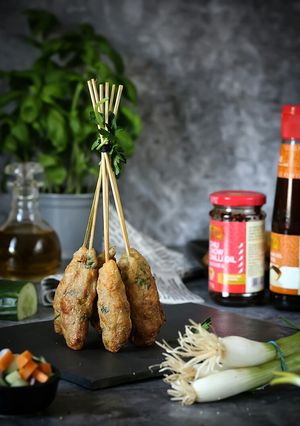 A picture of Vegetable chicken stick.