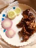 Bite size beef steak