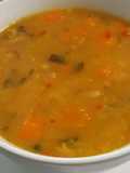 Sopa de arvejas amarillas