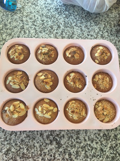 Una foto de Muffins plátano avena