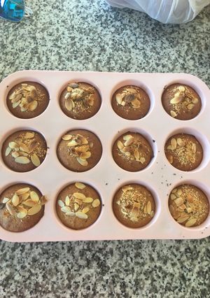 Una foto de Muffins plátano avena