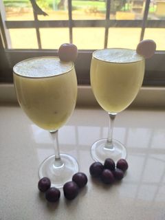 Una foto de Batido de melón y piña