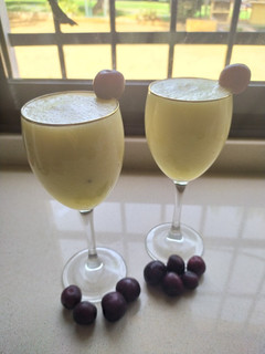 Una foto de Batido de melón y piña