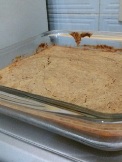 Una foto de Torta con harina de arroz, avena y banana