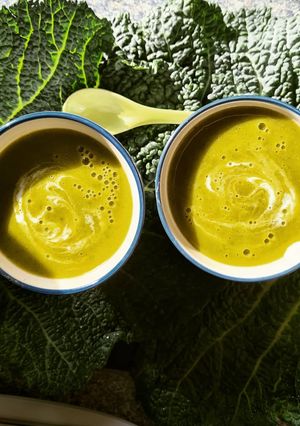 Une photo de Velouté de chou vert