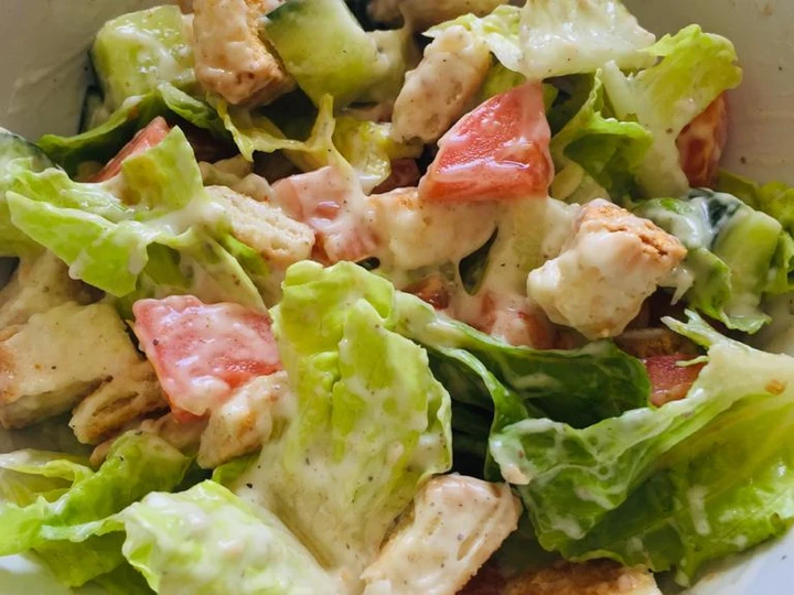 Cara Gampang Membikin Resep Caesar Salad simple (ala anak kos) yang Menggugah Selera Anti Ribet, Uenak Banget