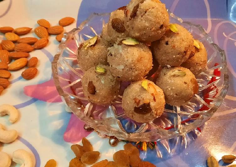 Recipe of Any-night-of-the-week Healthy and tasty ladoo