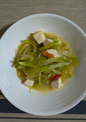 Foto resep Sambal goreng labu siam