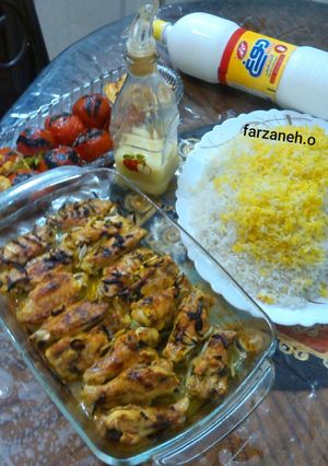 عکسی از دستور جوجه در فر مامان قشنگم😍