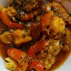 Butter garlic prawn A picture of Butter garlic prawn.
