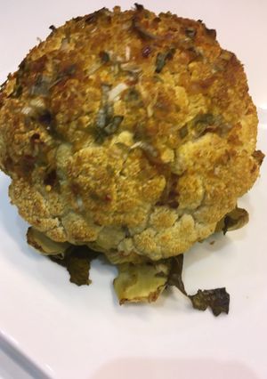 Una foto de Coliflor al horno
