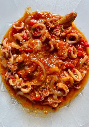 Foto resep Cumi Saus Padang