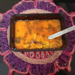 A picture of Gatte ki sabji.