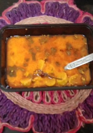 A picture of Gatte ki sabji.