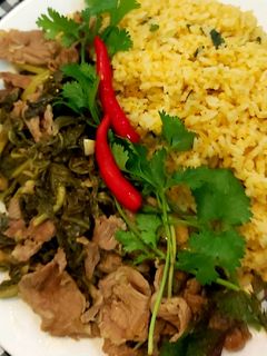 Hình của món Cơm rang dưa bò.
