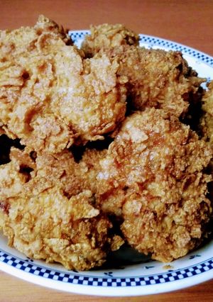 Una foto de Pollo estilo KFC