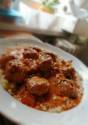 Stroganoff húsgolyók kicsit másképp recept fotója