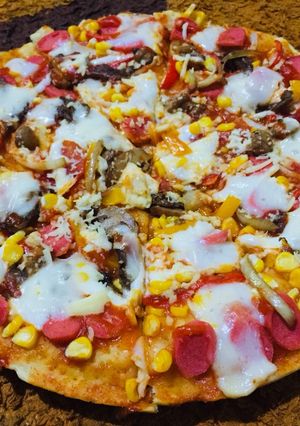 Foto resep Pizza Cruncy ala rumahan