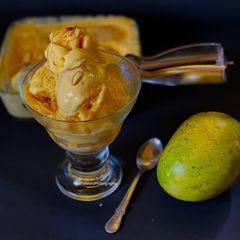A picture of Mango Ice-cream.