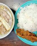 Caldo de Pollo & Pollo Frito