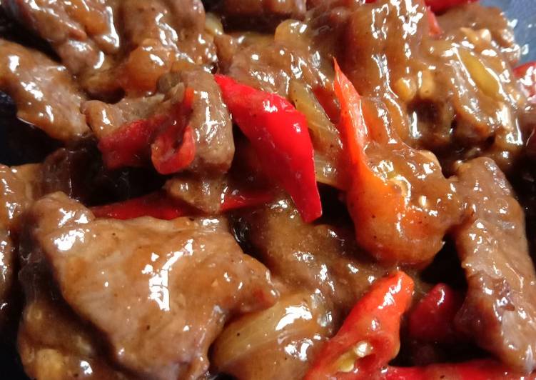 65. Tumis Daging Sapi