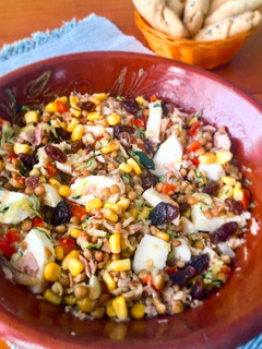 Una foto de Ensalada de lentejas (healthy food)