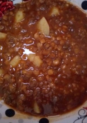 صورة لوصفة شوربة العدس