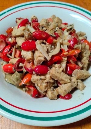 Foto resep Tumis melinjo Tempe Teri
