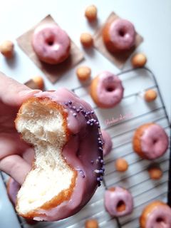 صورة لوصفة دوناتس قطنية هشة رائعة 🌸
